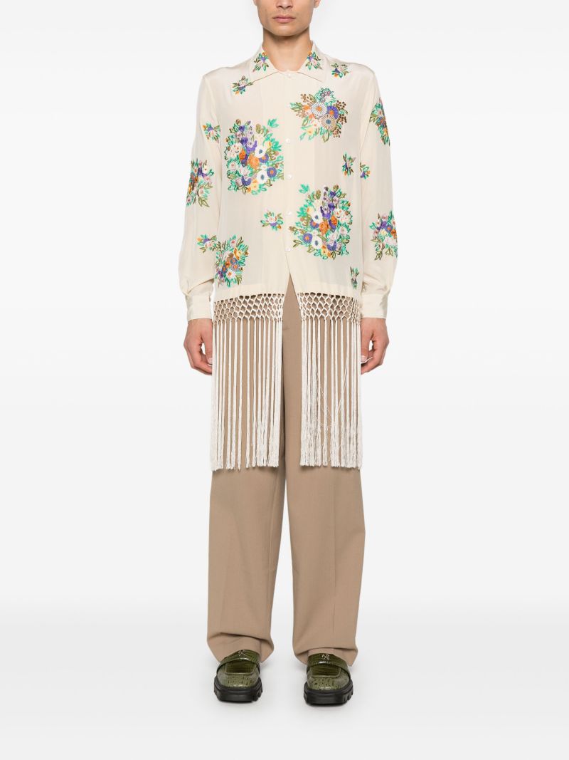 White Flower Language Shirt