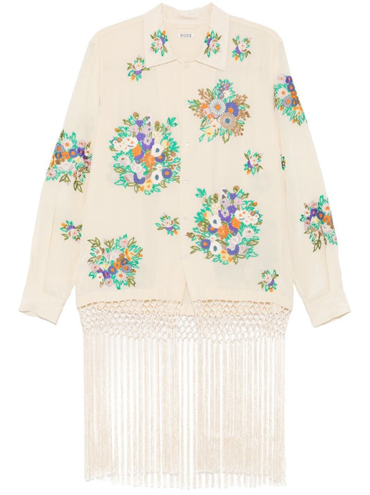 White Flower Language Shirt