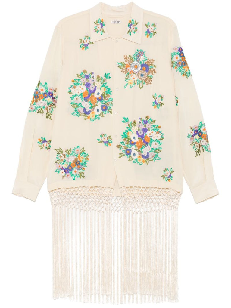 White Flower Language Shirt