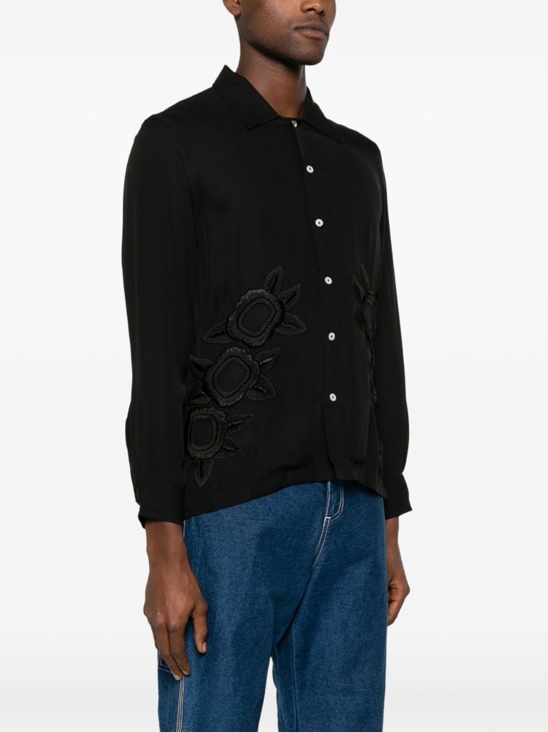 Black Midnight Daffodil Shirt