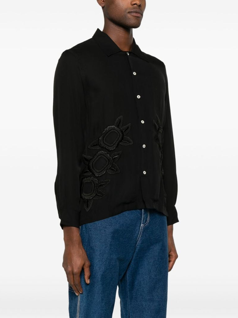 Black Midnight Daffodil Shirt