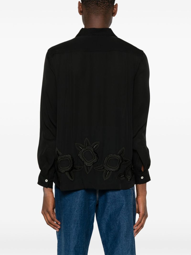 Black Midnight Daffodil Shirt