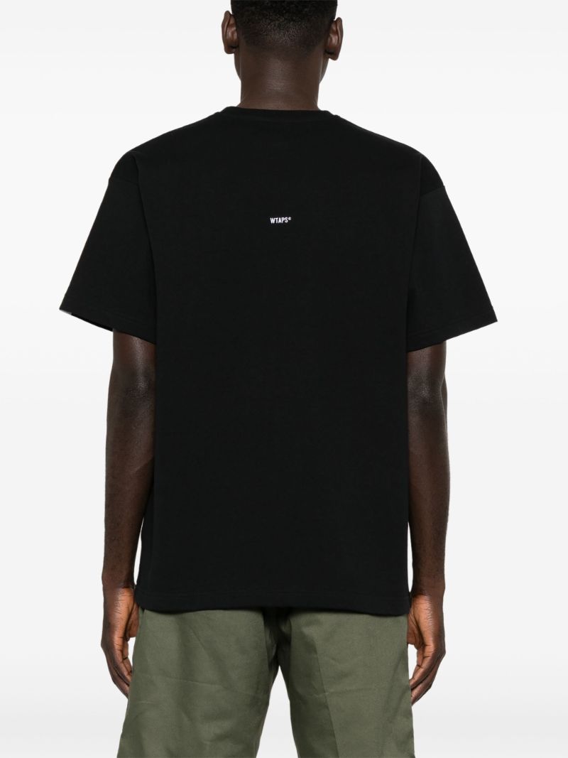 Black All Cotton T-shirt