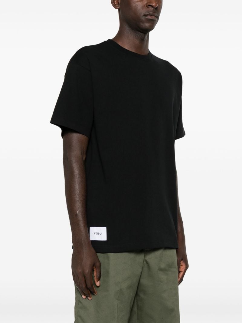 Black All Cotton T-shirt