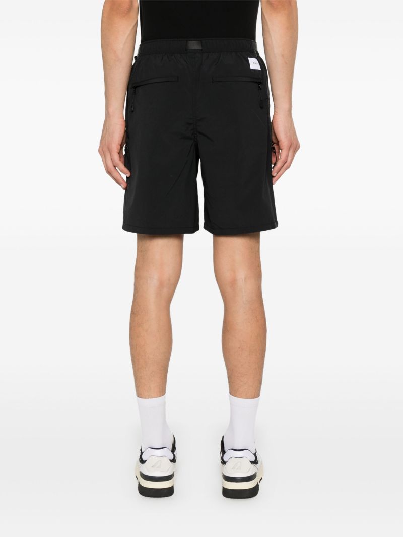 Black Straight-leg Shorts