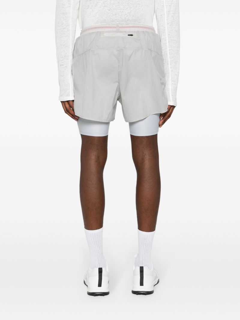 Grey Layered Cycling Shorts