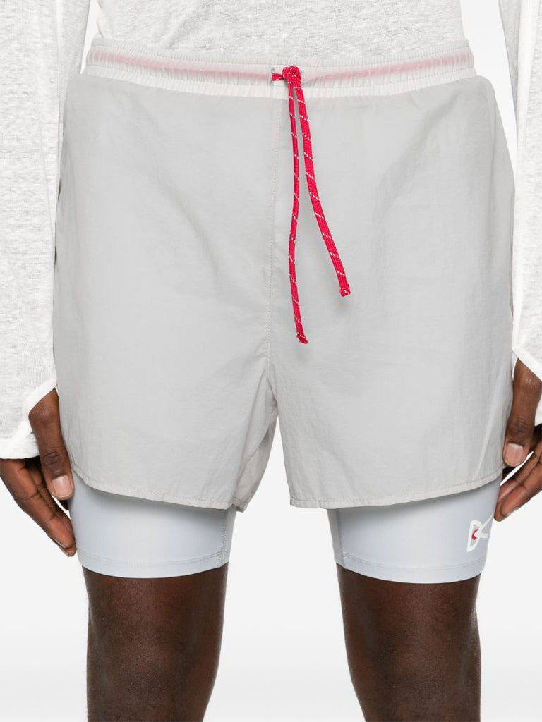 Grey Layered Cycling Shorts