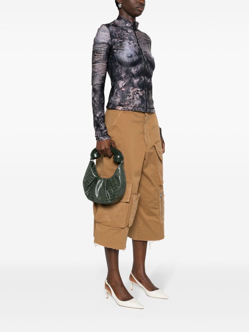 Green Phone Tote Bag