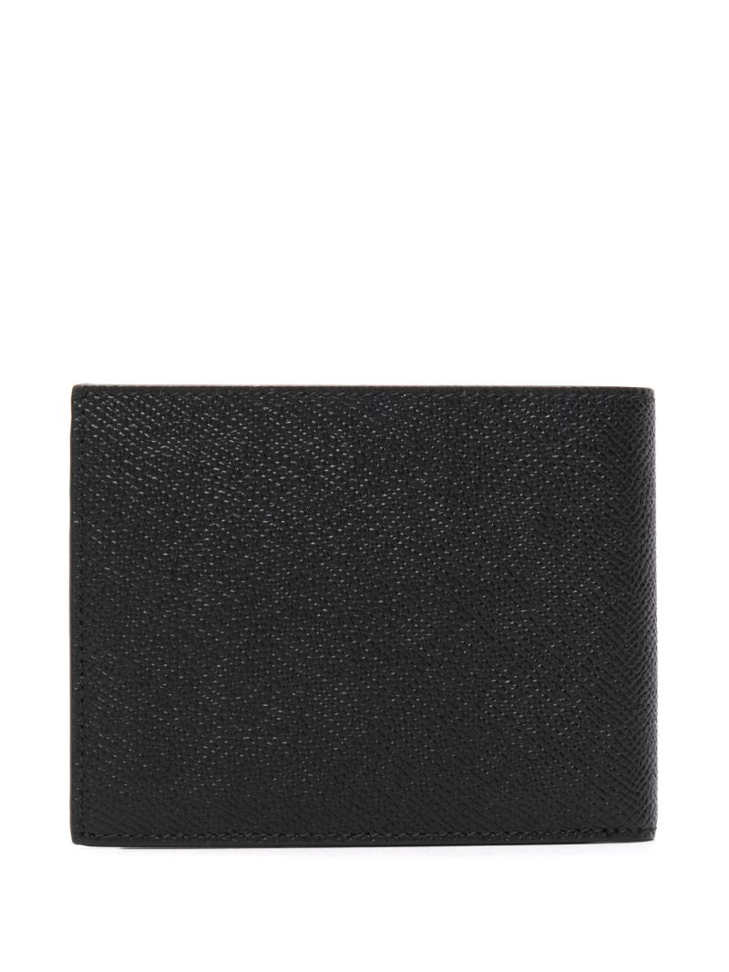 Black Gancini-plaque Leather Wallet