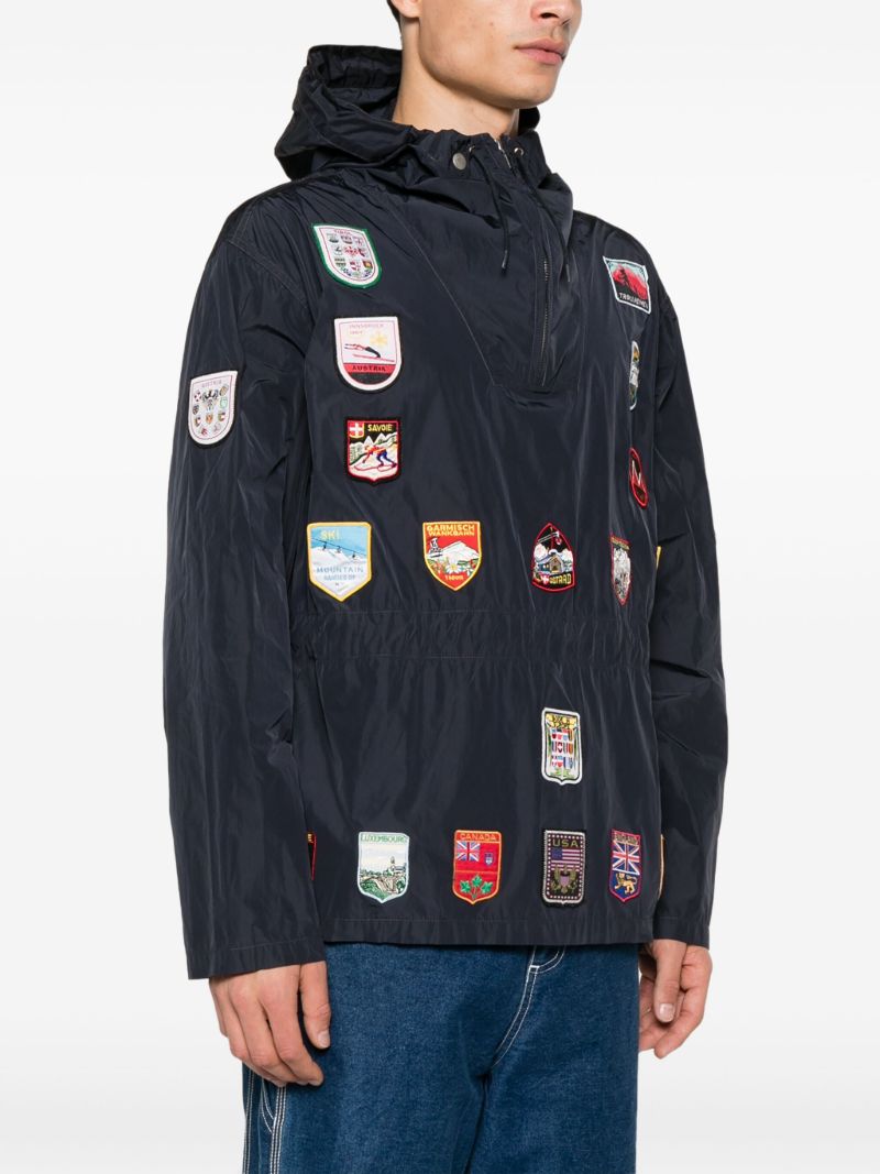 Blue Patch-detail Windbreaker