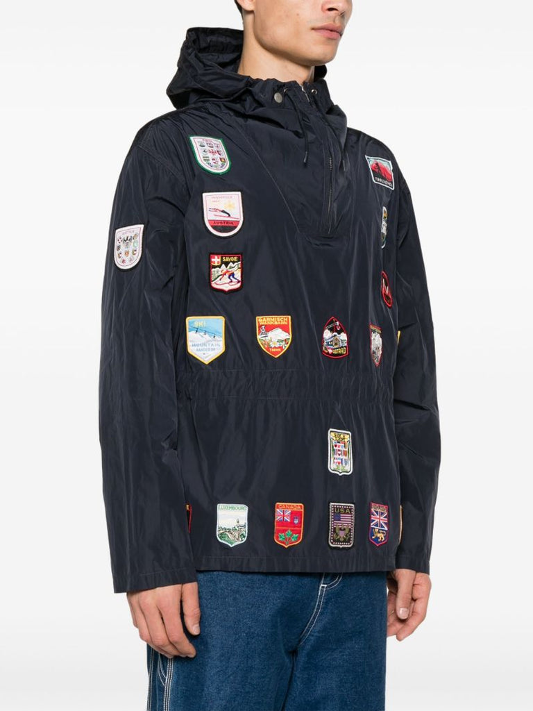 Blue Patch-detail Windbreaker