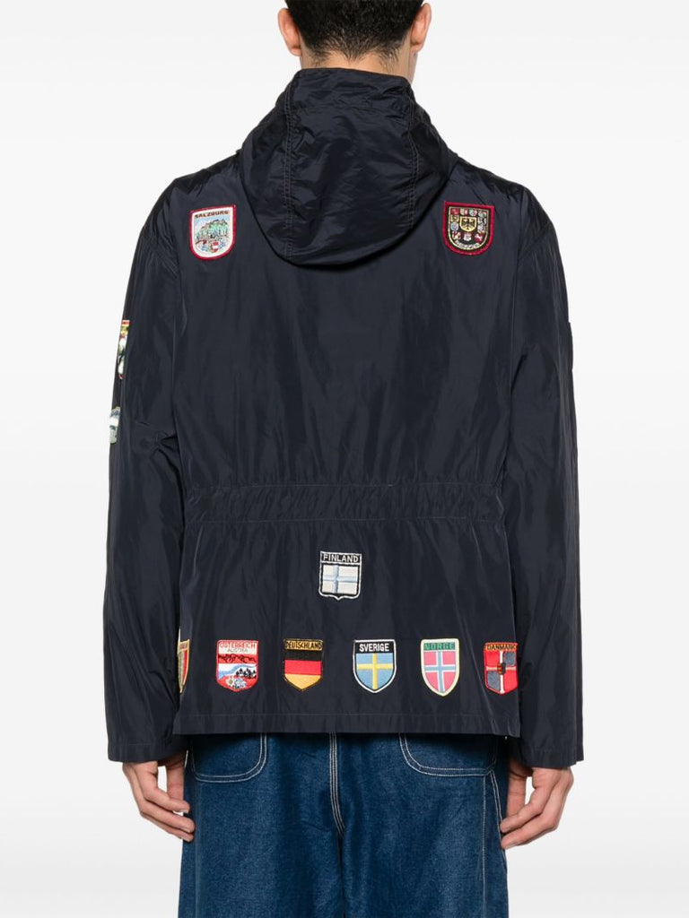 Blue Patch-detail Windbreaker