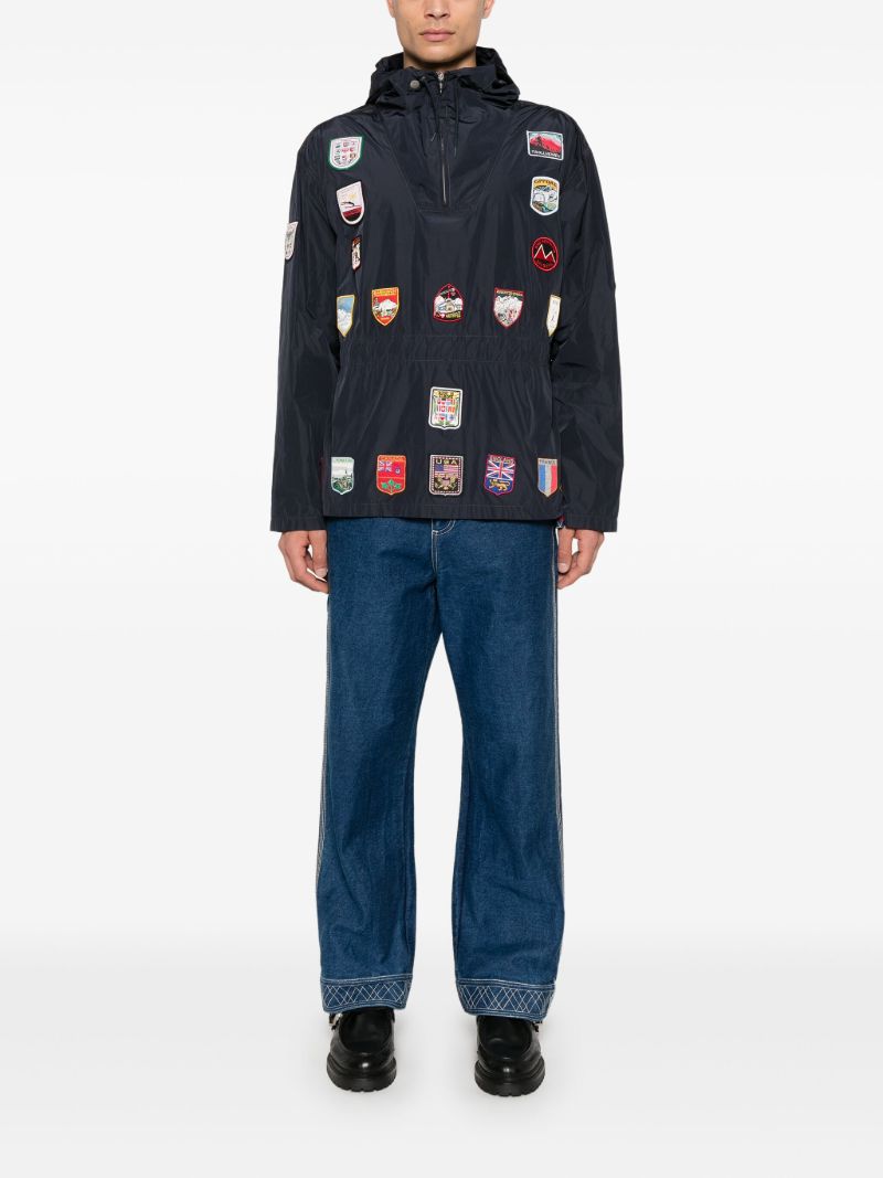 Blue Patch-detail Windbreaker