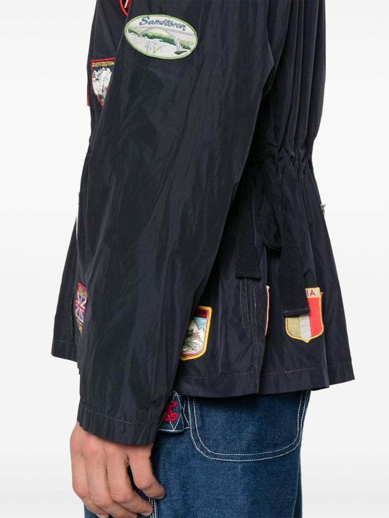 Blue Patch-detail Windbreaker
