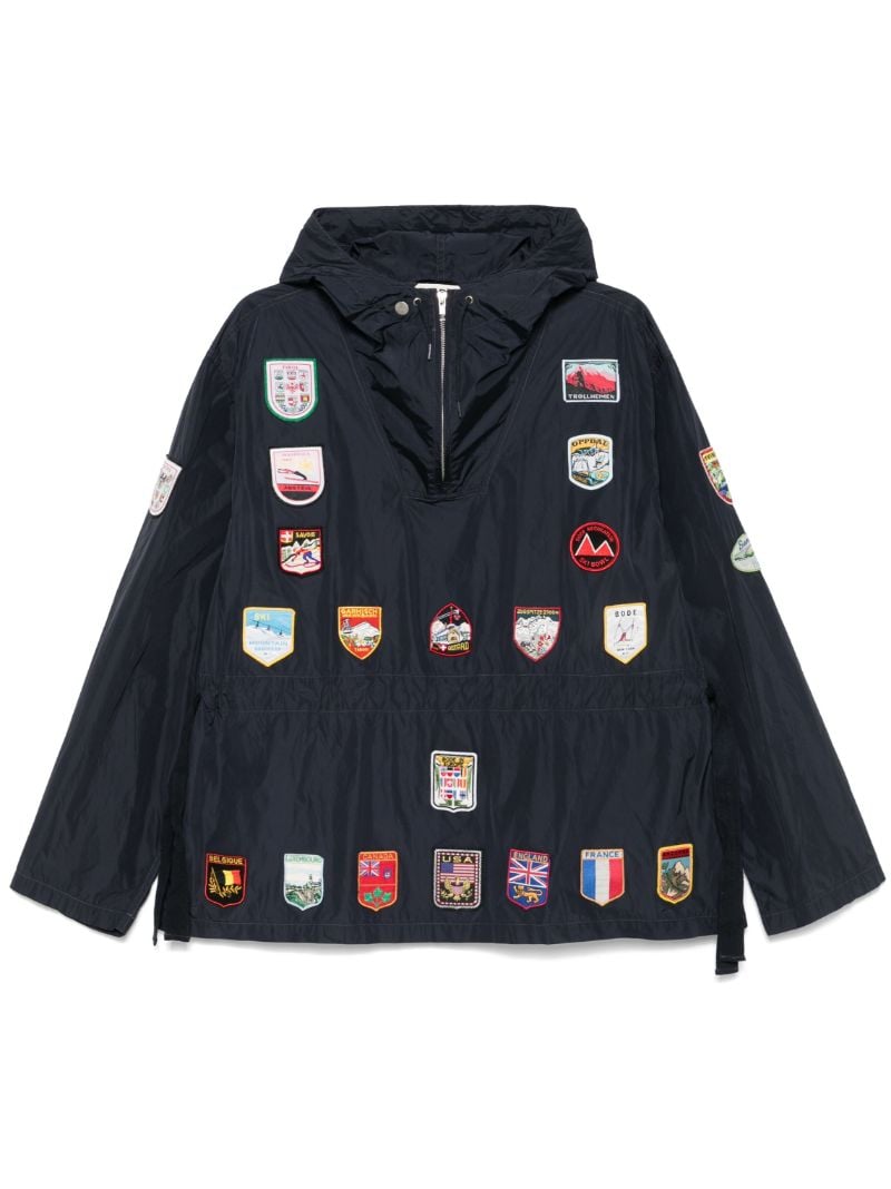 Blue Patch-detail Windbreaker