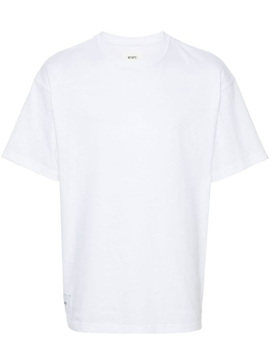 Logo-embroidered T-shirt