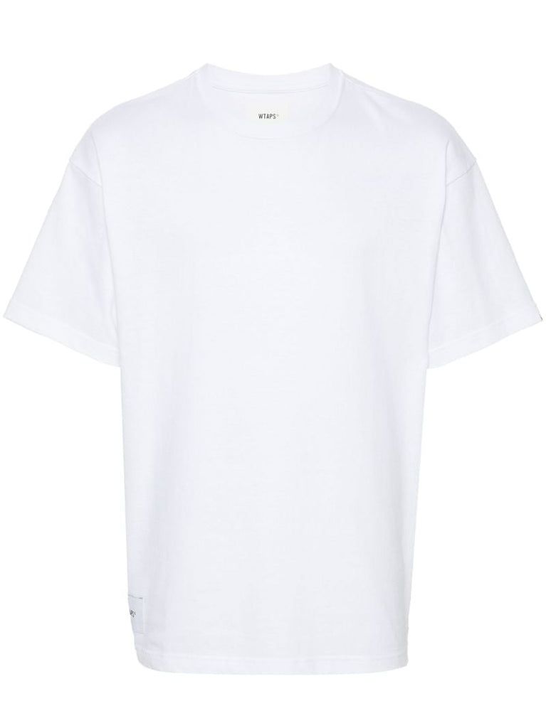 Logo-embroidered T-shirt