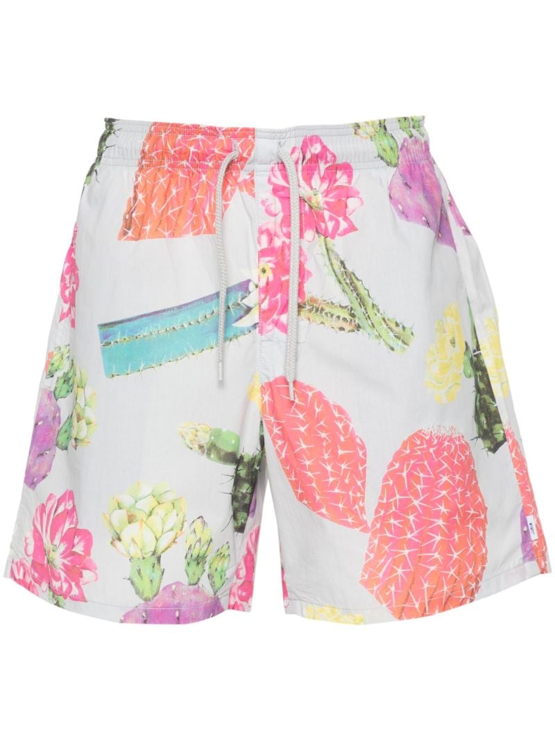 Printed Cotton Bermuda Shorts