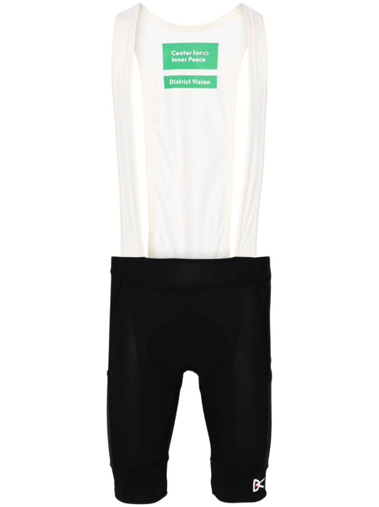 Black Logo-appliquÃ_x0083_Â© Bib Shorts