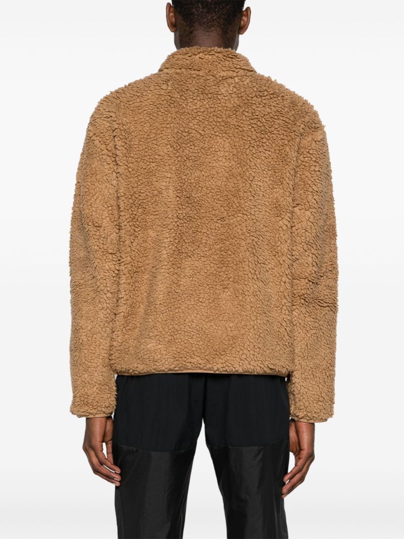 Brown Logo-appliquÃ_x0083_Â© Fleece Sweatshirt