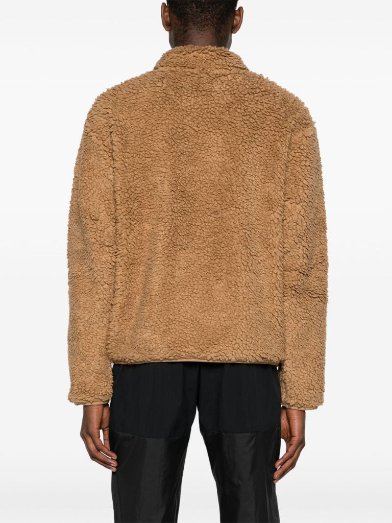 Brown Logo-appliquÃ_x0083_Â© Fleece Sweatshirt