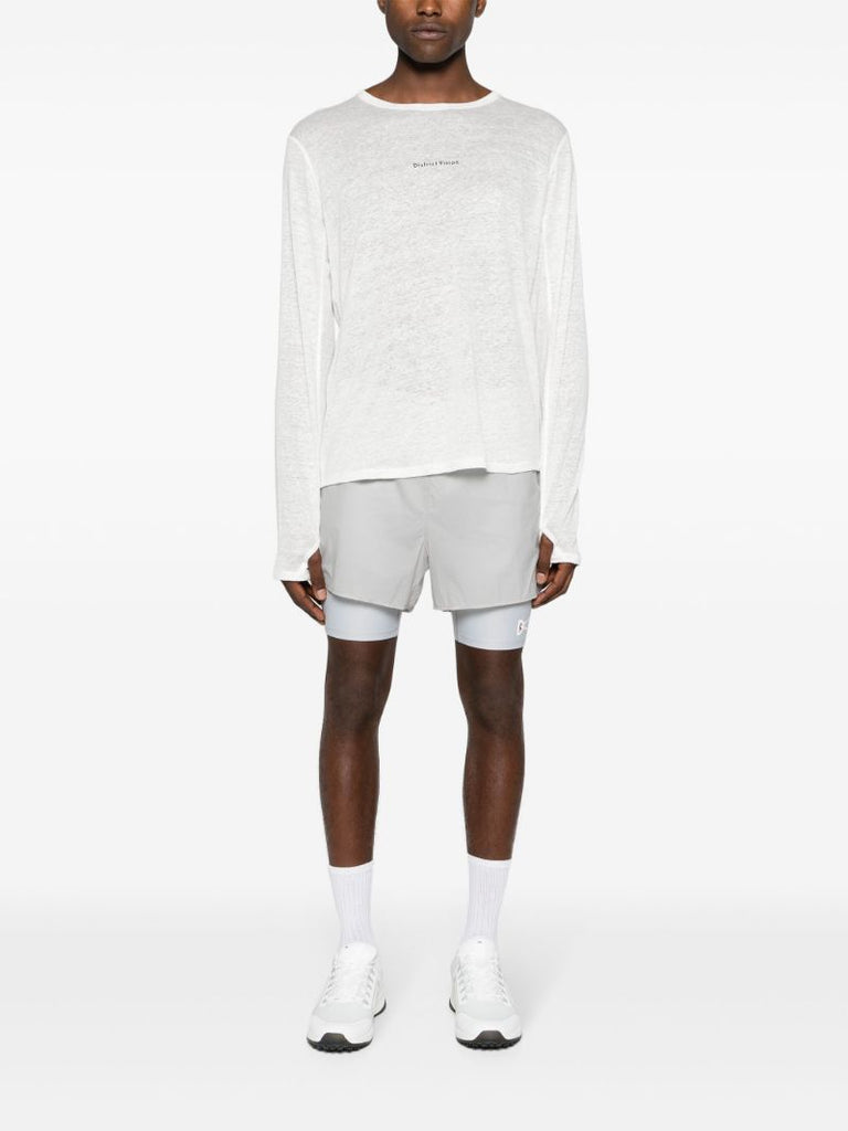 White Logo-print Hemp T-shirt