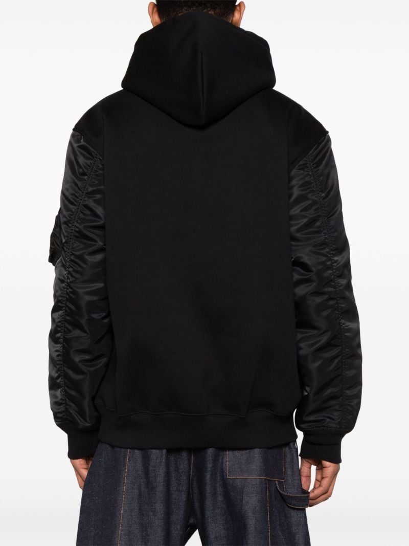 X Carhartt Wip Black Logo Embroidered Hoodie