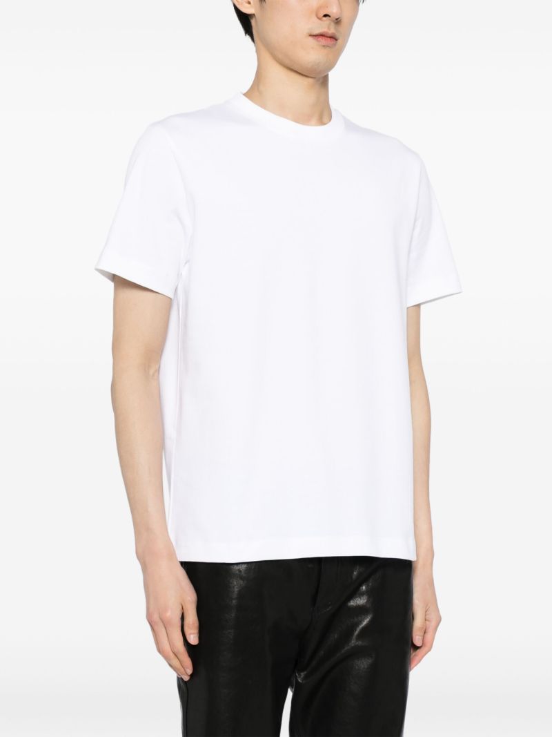 White Logo-print Cotton T-shirt