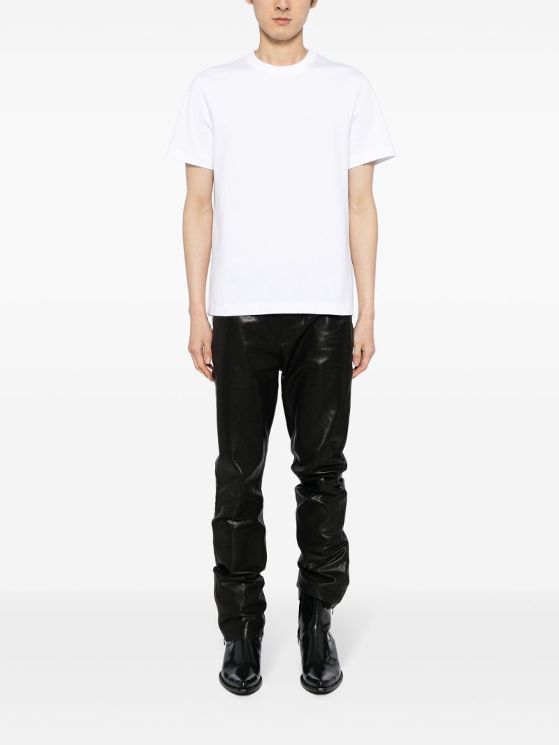 White Logo-print Cotton T-shirt
