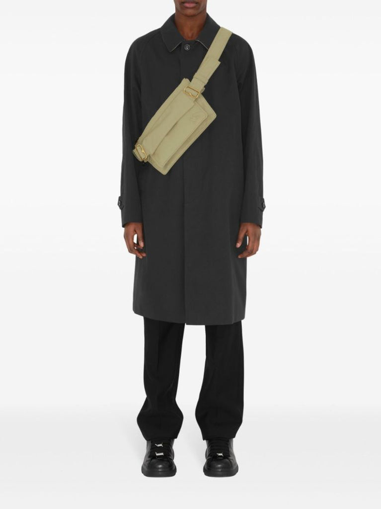 Green Trench Ekd-embroidered Belt Bag