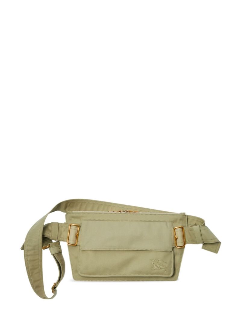 Green Trench Ekd-embroidered Belt Bag