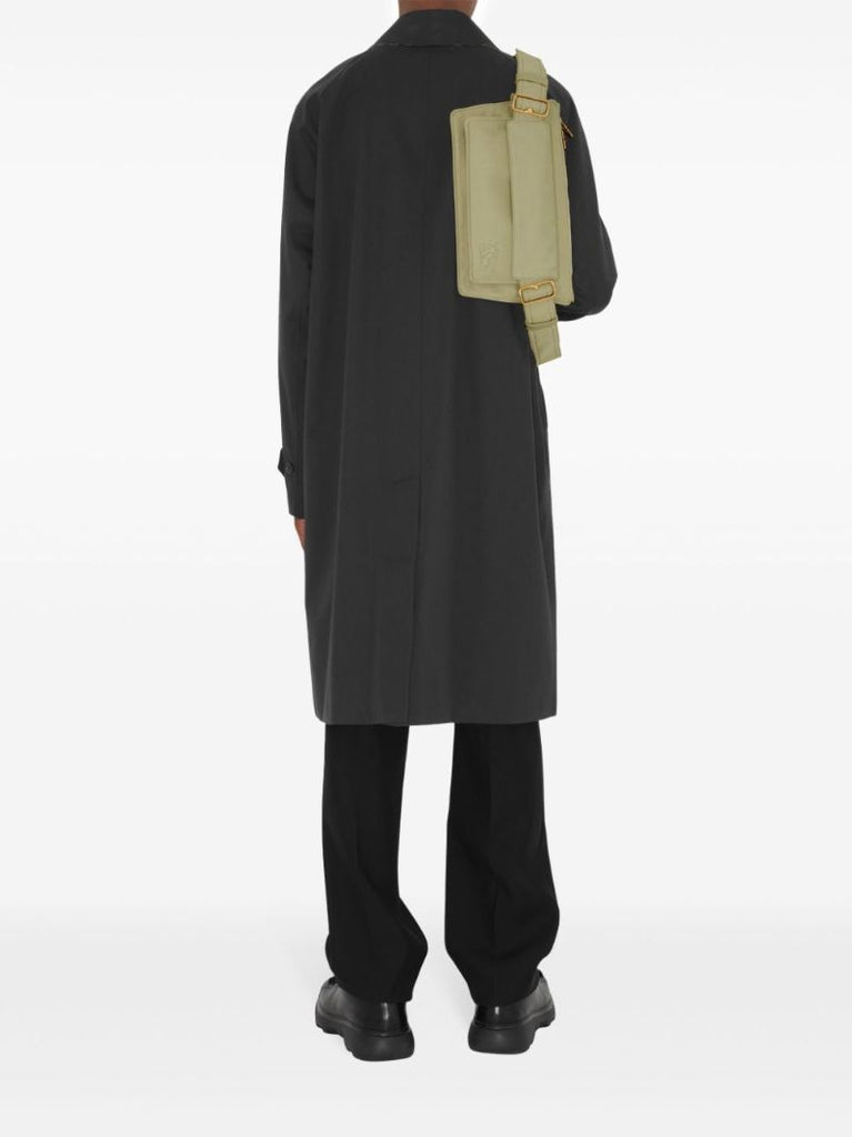 Green Trench Ekd-embroidered Belt Bag