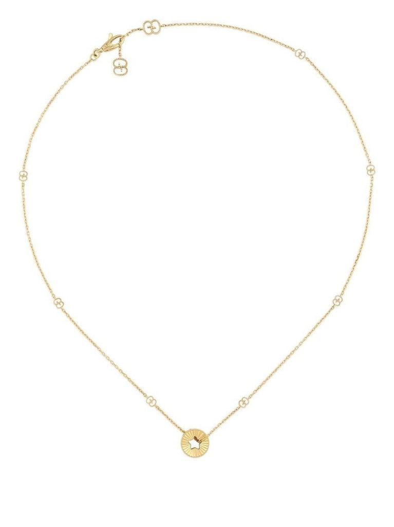 18k Yellow Gold Icon Star Necklace
