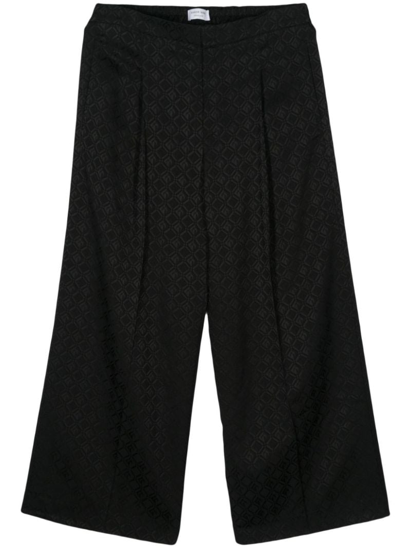 Black Moon Diamant-jacquard Trousers
