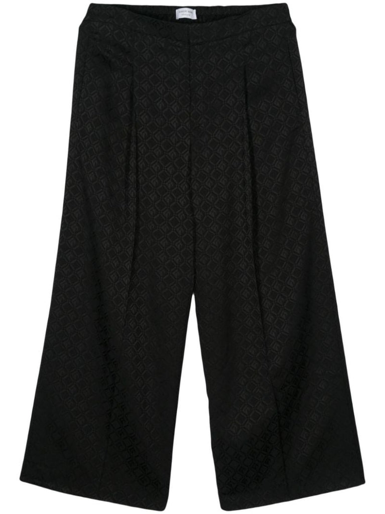 Black Moon Diamant-jacquard Trousers