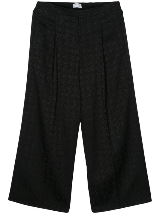 Black Moon Diamant-jacquard Trousers