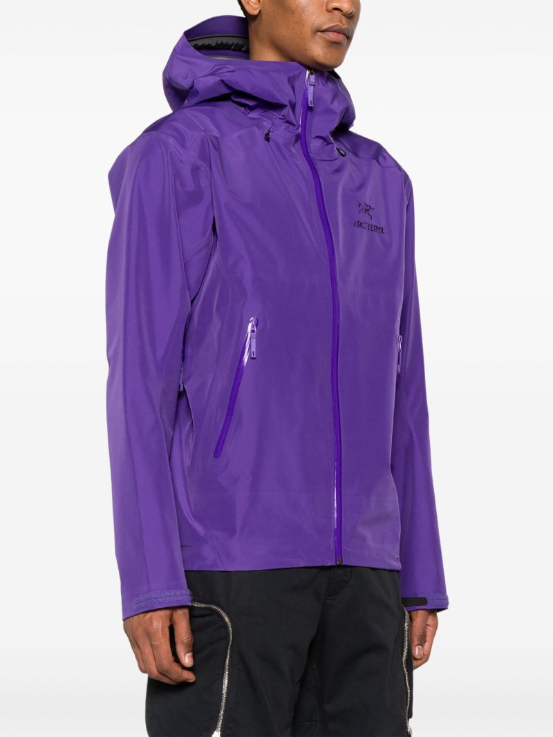 Purple Beta Lt Hooded Jacket
