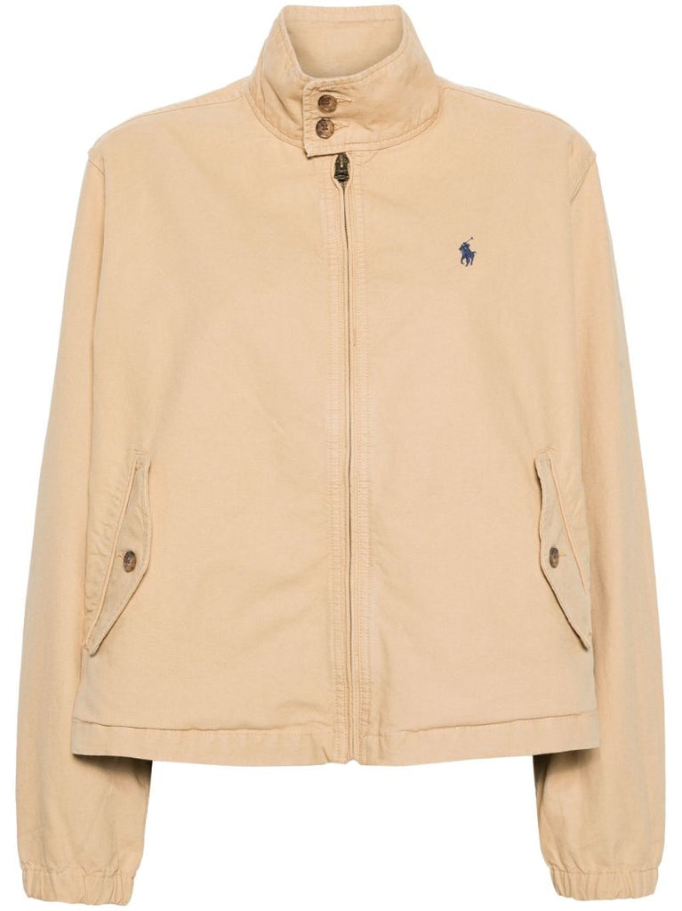 Neutral Polo Pony Canvas Jacket
