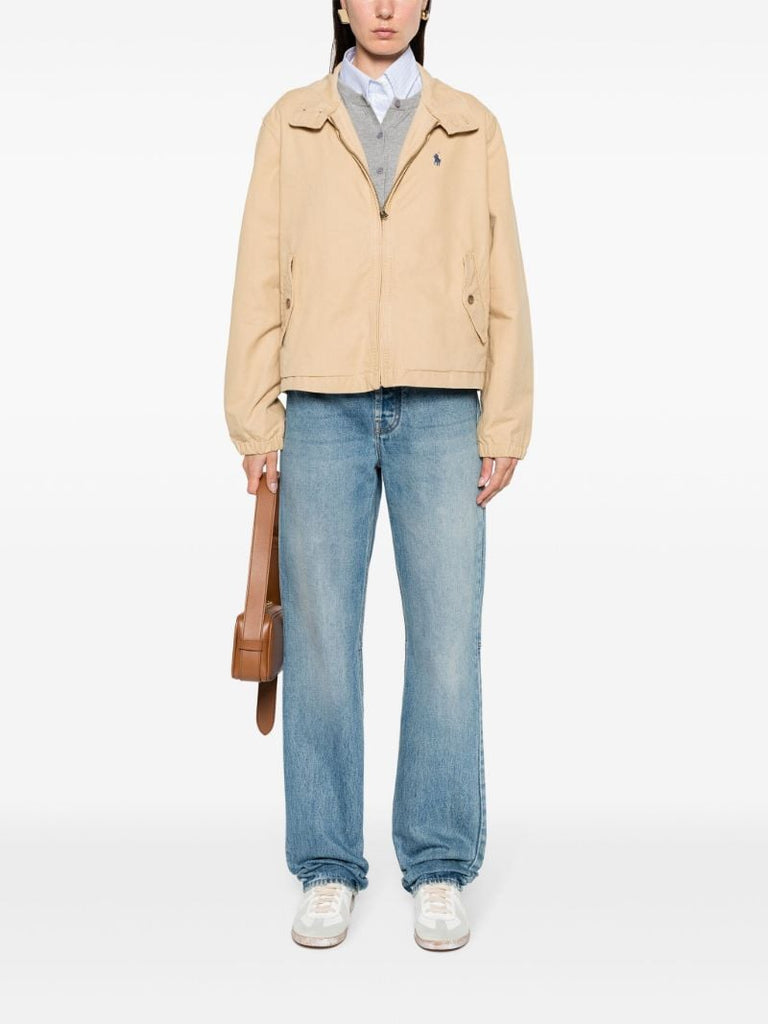 Neutral Polo Pony Canvas Jacket