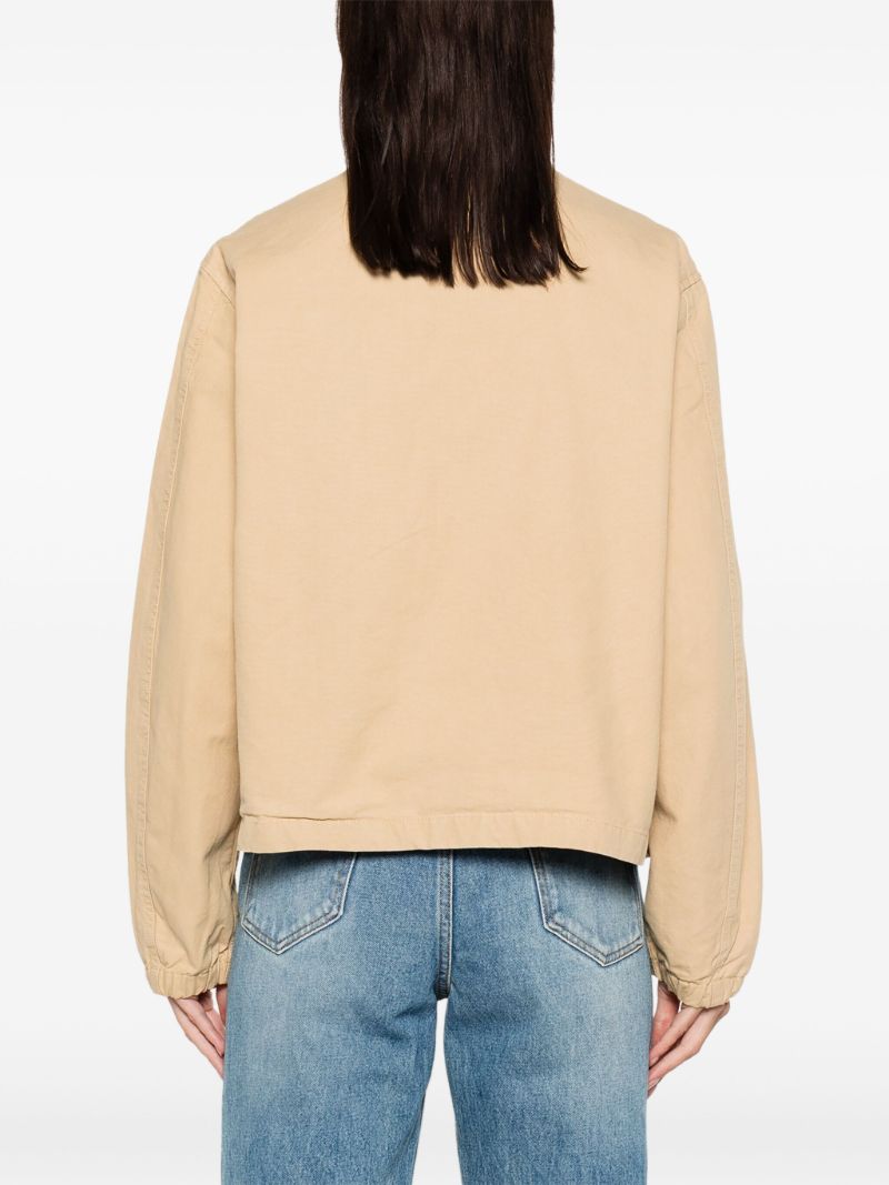 Neutral Polo Pony Canvas Jacket