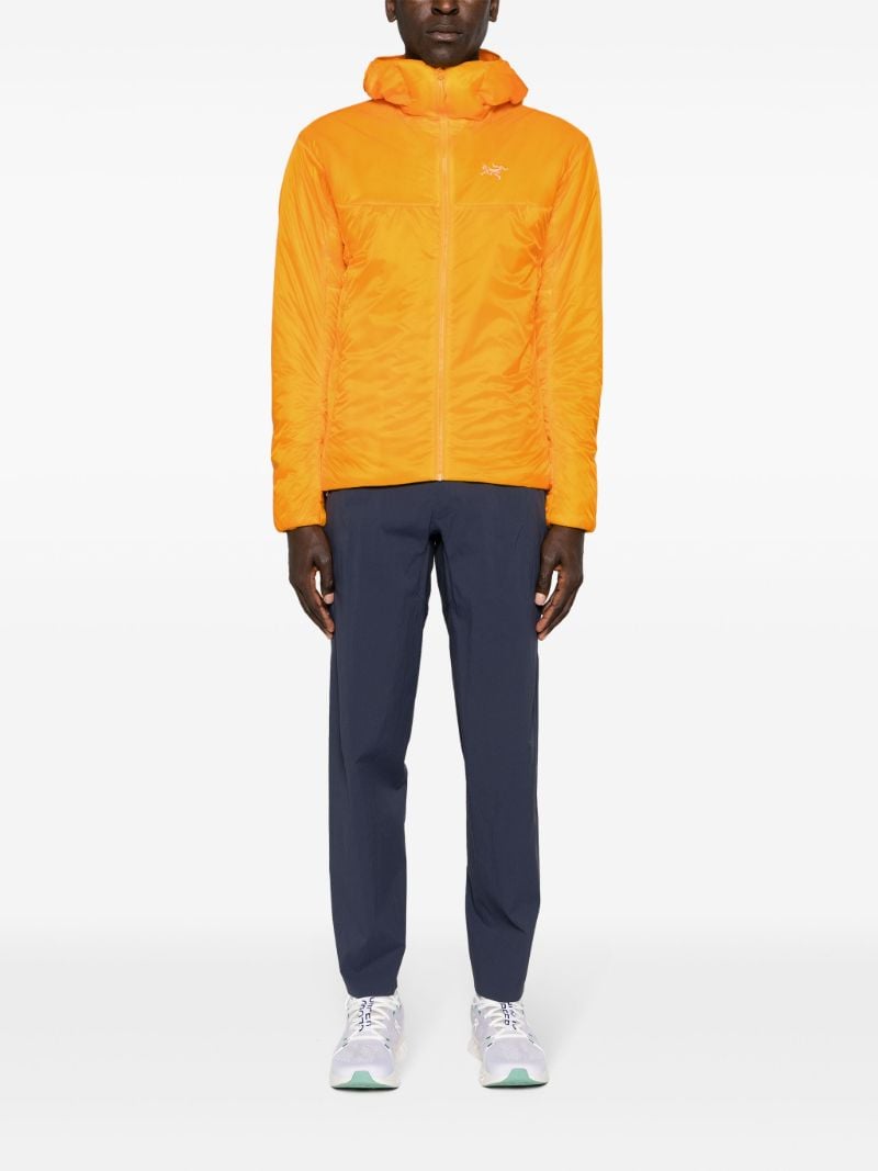 Orange Nuclei Hooded Climbing Jacket