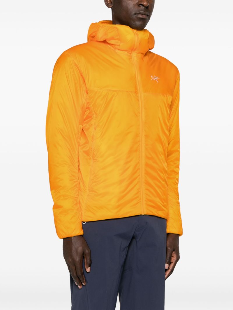 Orange Nuclei Hooded Climbing Jacket
