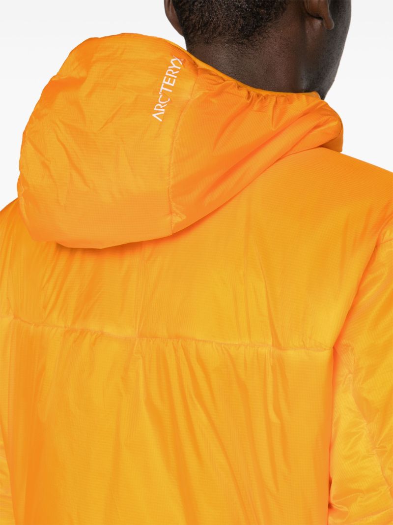 Orange Nuclei Hooded Climbing Jacket