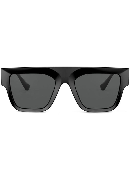 Black Logo Plaque Sunglasses