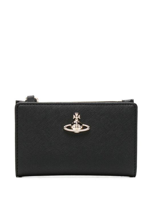 Black Orb Plaque Wallet