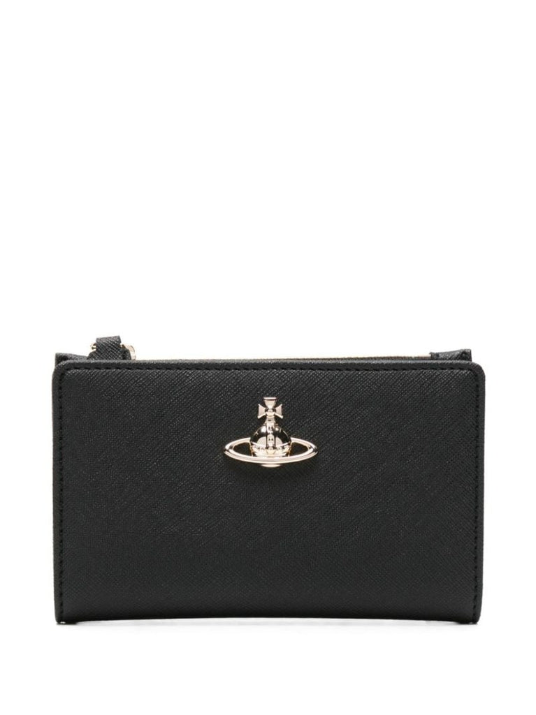 Black Orb Plaque Wallet