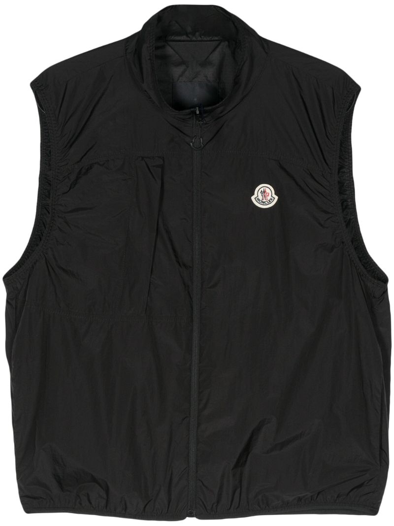 Black Arashi Logo-patch Gilet