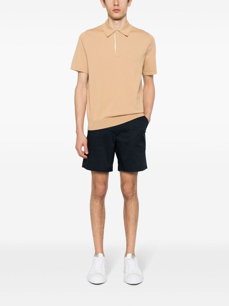 Blue Logo-patch Shorts