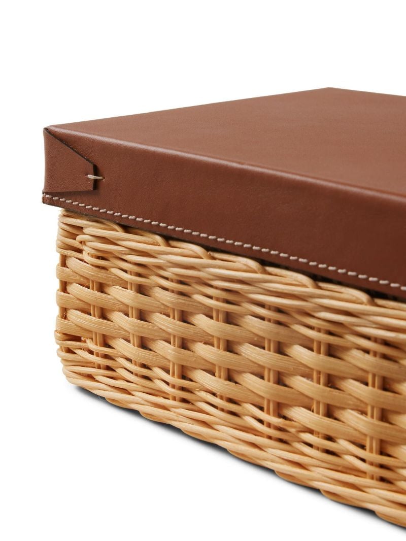 Brown Bailey Small Woven Box