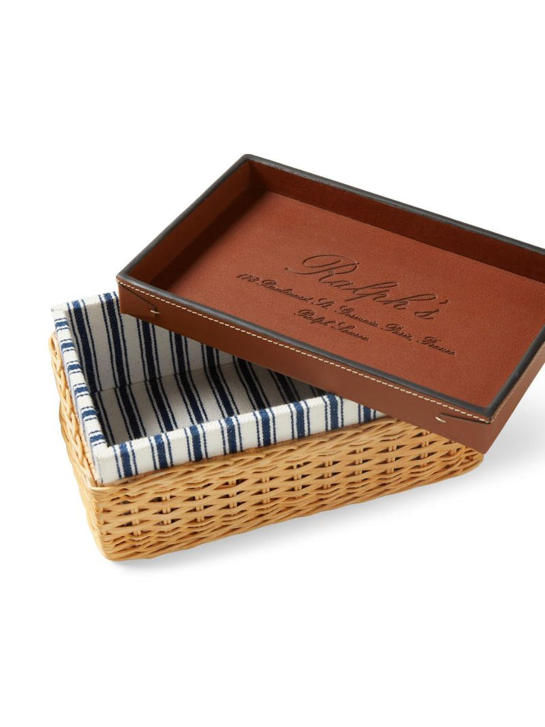 Brown Bailey Small Woven Box